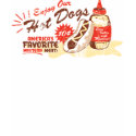 Hot Dog strappy tank t-shirts