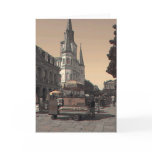 Hot Dog Vendor French Quarter Cards