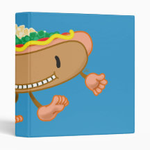 Hot Dog! Vinyl Binder