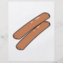 Hot Dogs Personalized Flyer