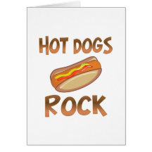 Hot Dogs Rock Cards