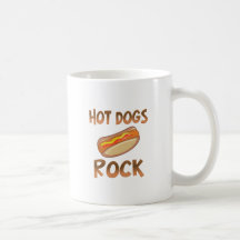 Hot Dogs Rock Coffee Mug