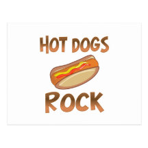Hot Dogs Rock Post Cards