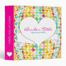 Hot Dotties Heart Binder