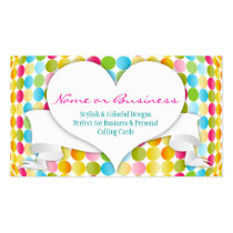Hot Dotties Heart Bizcard
