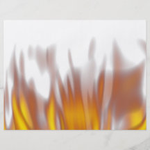 Hot Fiery Burning Flames Flyer