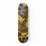 Hot Frac Designs by Leslie Harlow - Gold skateboards
