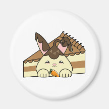 Hot Fudge Vanilla Hopdrop And Cake Magnet