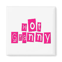 Hot Granny Refrigerator Magnets