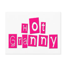 Hot Granny Postcard
