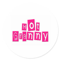 Hot Granny Sticker