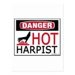 Hot Harpist Postcards