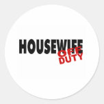 Hot Housewife (Blk) Sticker