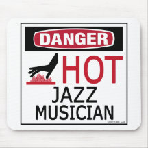 Hot Jazz Musician Mouse Pad