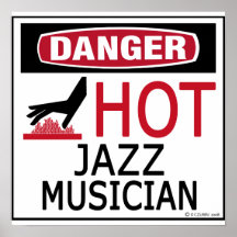 Hot Jazz Musician Poster