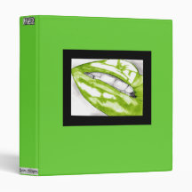 Hot Lips Green Binder