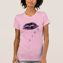 Hot Lips Ladies AA Cap Sleeve T Shirt