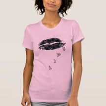 Hot Lips Ladies AA Cap Sleeve T Shirts