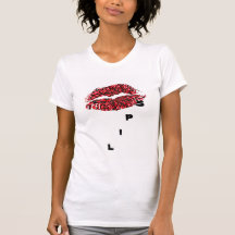 Hot Lips Ladies AA Cap Sleeve T-shirts
