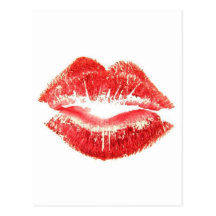 Hot Lips Post Card