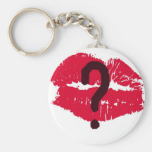 ? HOT LIPS PRINT KEYCHAIN