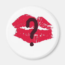 ? HOT LIPS PRINT REFRIGERATOR MAGNETS