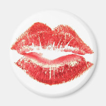 Hot Lips Refrigerator Magnets