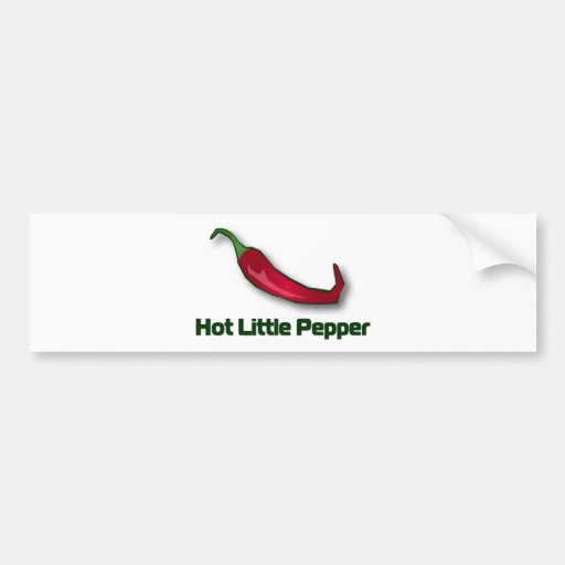 Hot Little Pepper Bumper Sticker