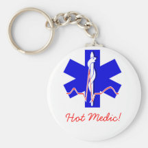 Hot Medic! Keychains