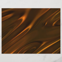 Hot Melted Liquid Chocolate Textured Personalized Flyer