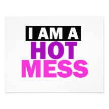 HOT MESS PERSONALIZED INVITATION