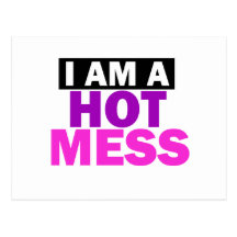 HOT MESS POSTCARDS