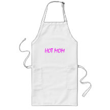 Hot Mom (Pink) Aprons
