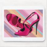 Hot Momma Hot Pink Pumps Mouse Pads
