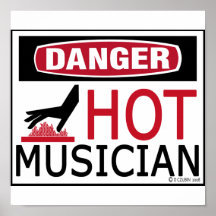 Hot Musician Print