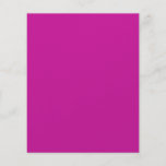 Hot Neon Pink Flyer