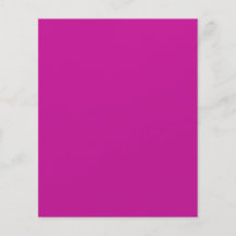 Hot Neon Pink Flyer