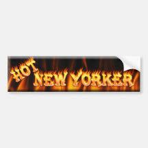 hot new yorker bumper sticker