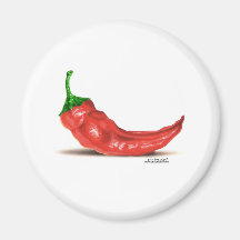 hot pepper refrigerator magnets