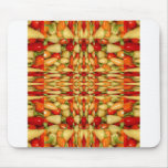 Hot peppers abstract repeat pattern mousepads