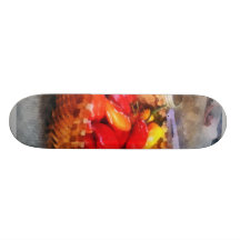 Hot Peppers in Farmers Market Skate Decks