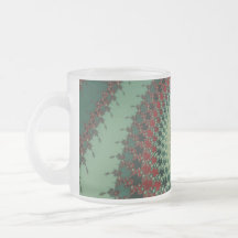 Hot Peppery Spicy Fractal - green and red Mugs