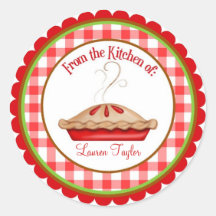 Hot Pie Baking Cooking Kitchen Stickers