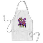 Hot Pink Abstract Apron