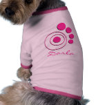 Hot Pink Abstract Puppy Paw Dog Shirt