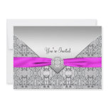 Hot Pink All Occasion Party Template Invites