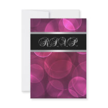 Hot Pink Bubbles RSVP