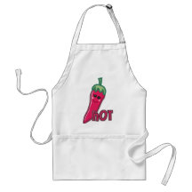 Hot Pink Chili Pepper Apron