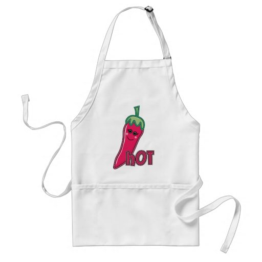 Hot Pink Chili Pepper Apron