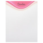Hot Pink Curves Personal Letterhead Stationery
